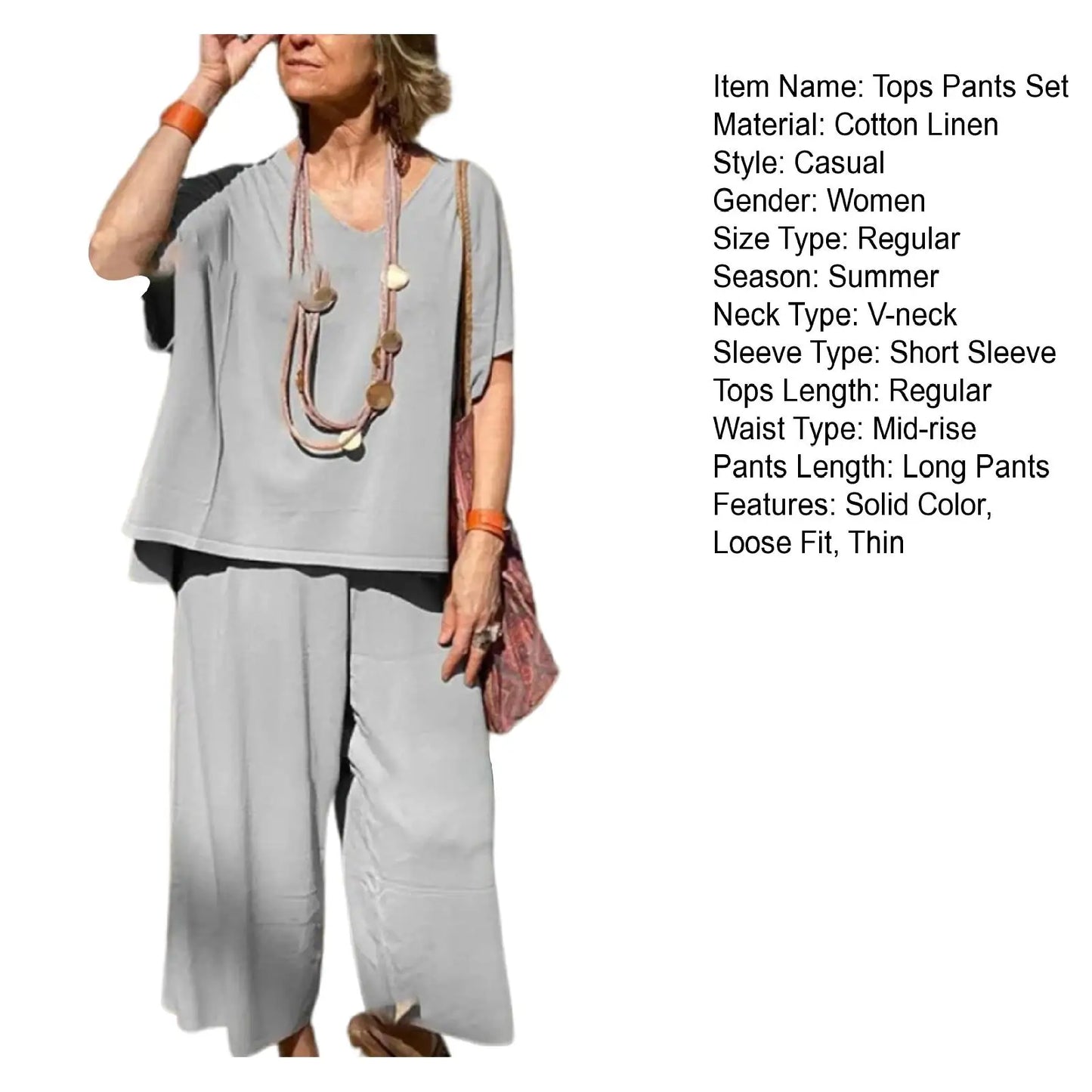 View details for Sexy Summer Two Pieces Women Pajamas – lightweight, breathable loungewear set for warm nights