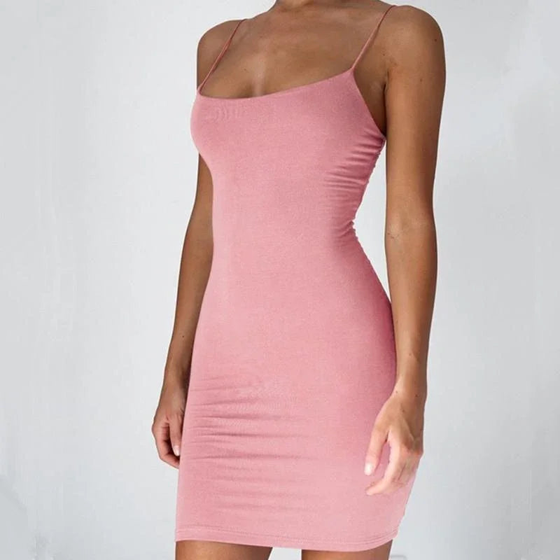 View details for Summer Spaghetti Strap Mini Dress – lightweight, sleeveless dress perfect for warm weather style