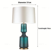 Simple Glass Art Table Bedroom Living Room Creative Lamps Milanforme