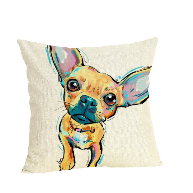 Dog Series Linen Cushions Milanforme