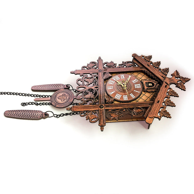 Vintage Wooden Hanging Cuckoo Wall Clock For Living Room Home Restaurant Bedroom Drop Ship null