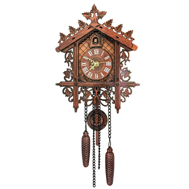 Vintage Wooden Hanging Cuckoo Wall Clock For Living Room Home Restaurant Bedroom Drop Ship null
