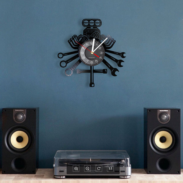 Gramophone Record Wall Clock Wall Clock null