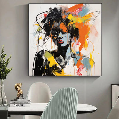 Modern Graffiti Aesthetic Wall Art Banksy Portrait Hand Painted Oil Painting On Canvas Vintage Room Home Bar Cafe Decor Kawaii Room Decor Milanforme