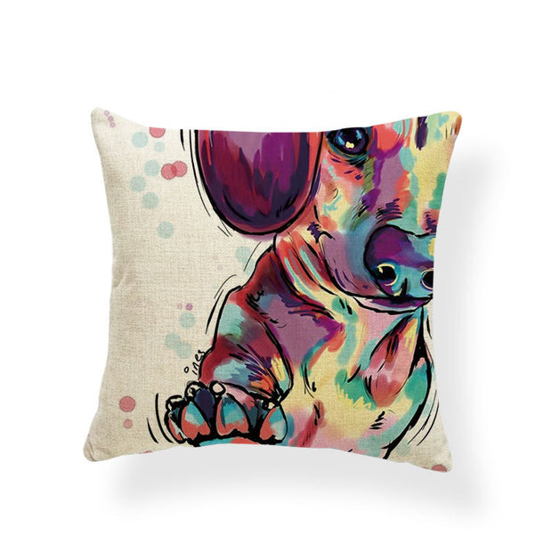 Dog Series Linen Cushions Milanforme