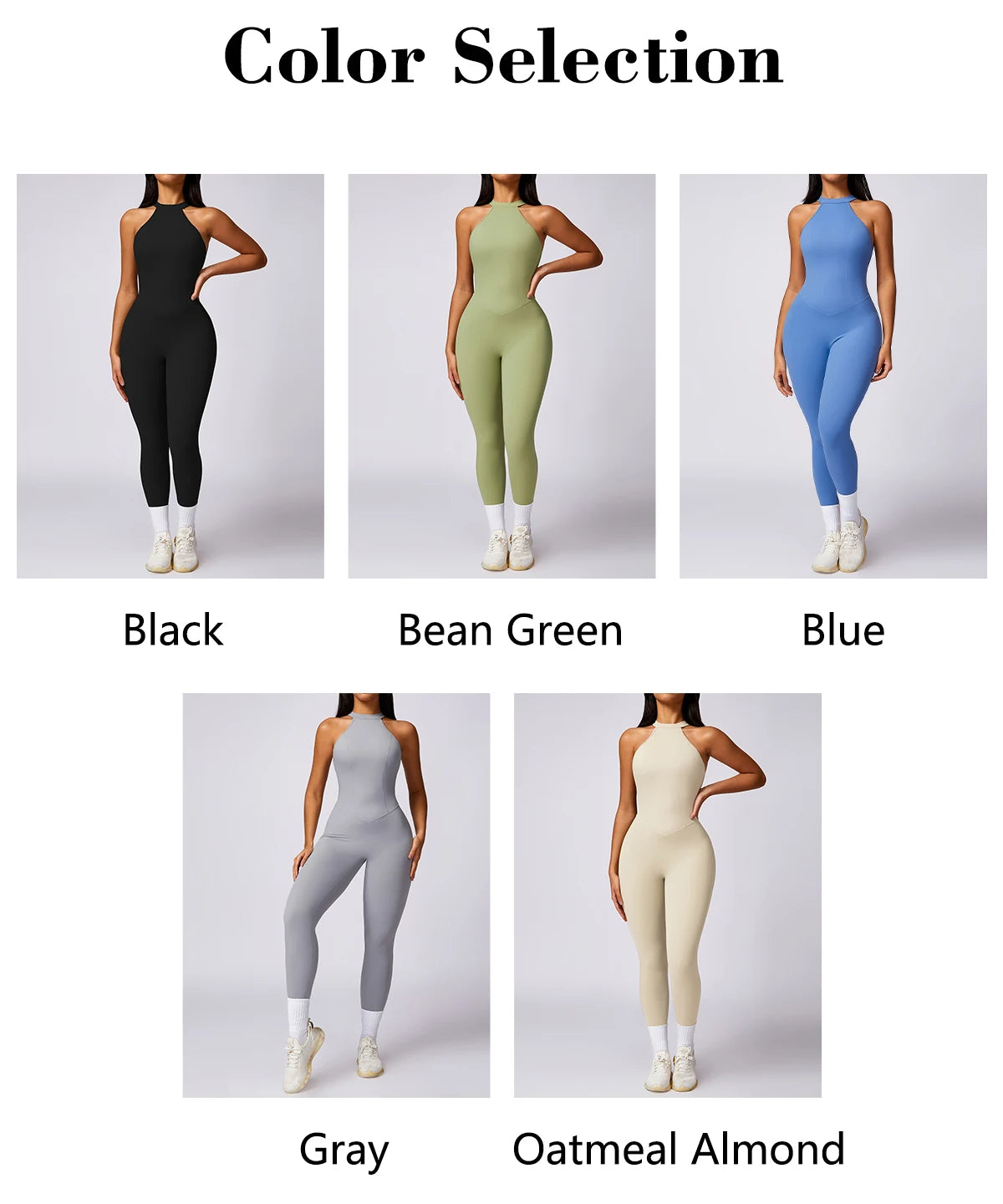View details for Women V Back Jumpsuit – stylish, open-back one-piece outfit for effortless day-to-night wear