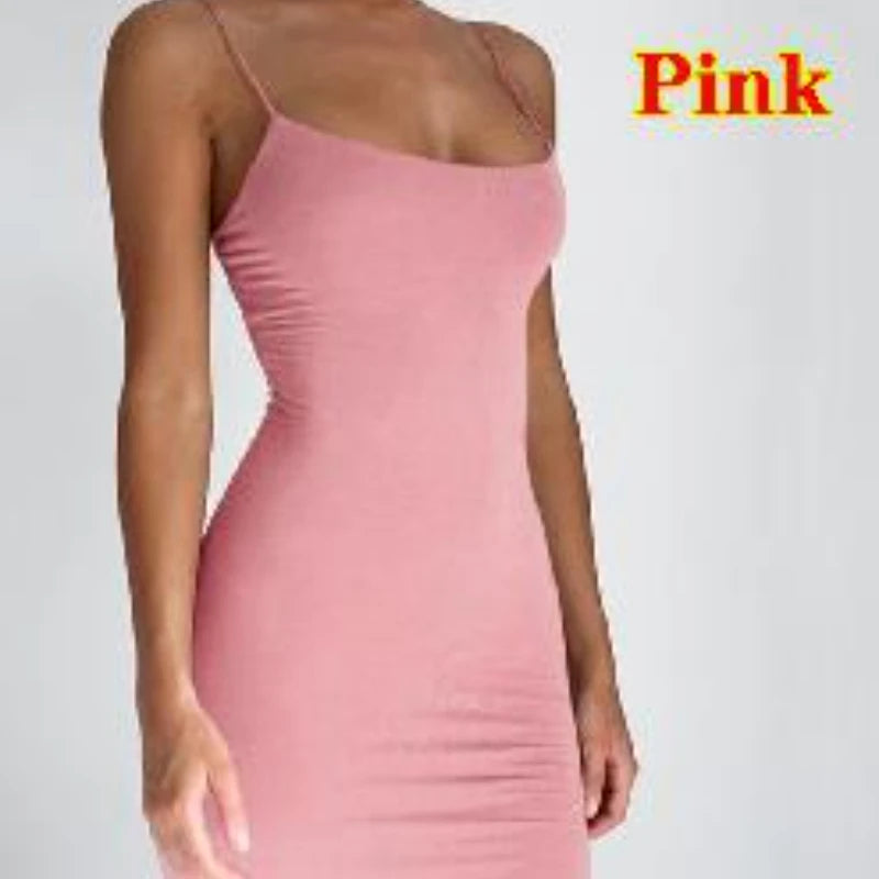 View details for Summer Spaghetti Strap Mini Dress – lightweight, sleeveless dress perfect for warm weather style