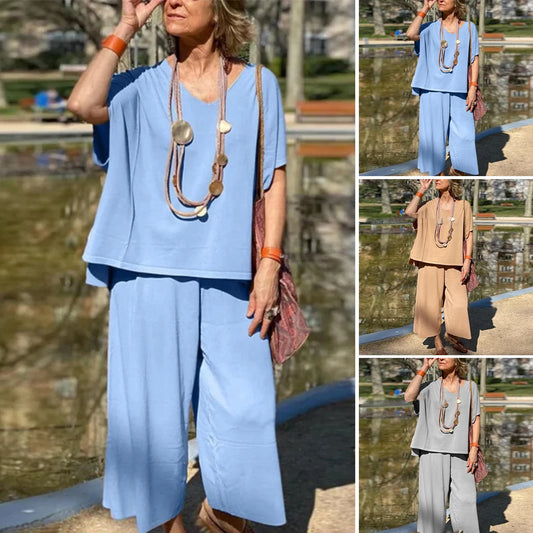  View details for Sexy Summer Two Pieces Women Pajamas – lightweight, breathable loungewear set for warm nights