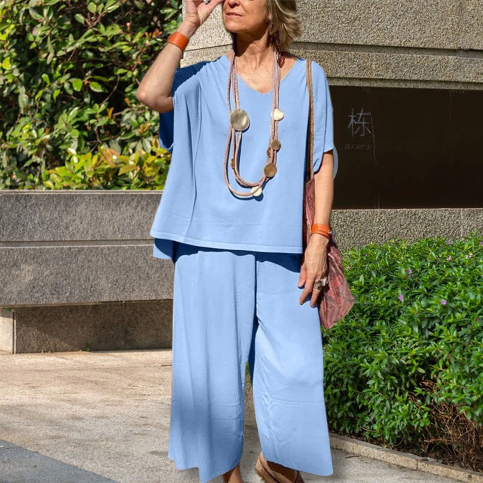  View details for Sexy Summer Two Pieces Women Pajamas – lightweight, breathable loungewear set for warm nights