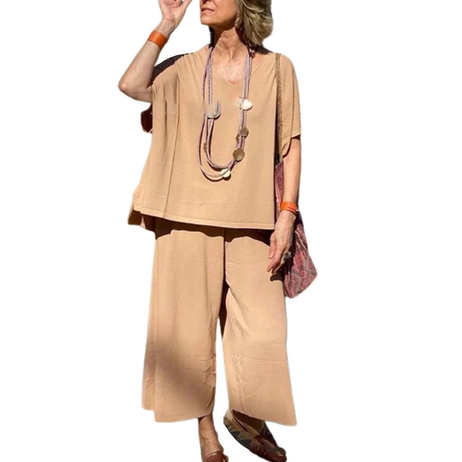  View details for Sexy Summer Two Pieces Women Pajamas – lightweight, breathable loungewear set for warm nights