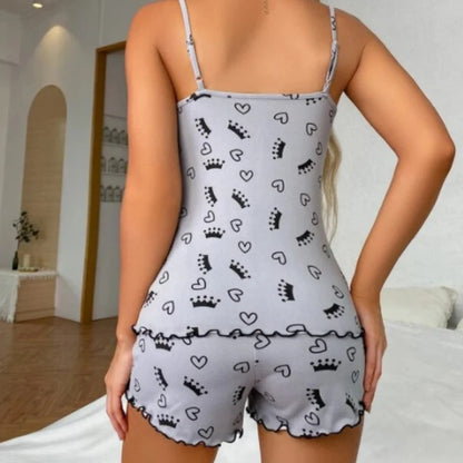  View details for Sexy Summer Two Pieces Women Pajamas – lightweight, breathable loungewear set for warm nights