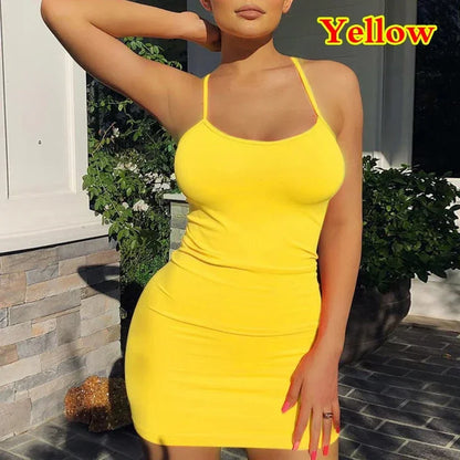 View details for Summer Spaghetti Strap Mini Dress – lightweight, sleeveless dress perfect for warm weather style