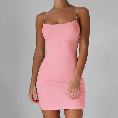 View details for Summer Spaghetti Strap Mini Dress – lightweight, sleeveless dress perfect for warm weather style