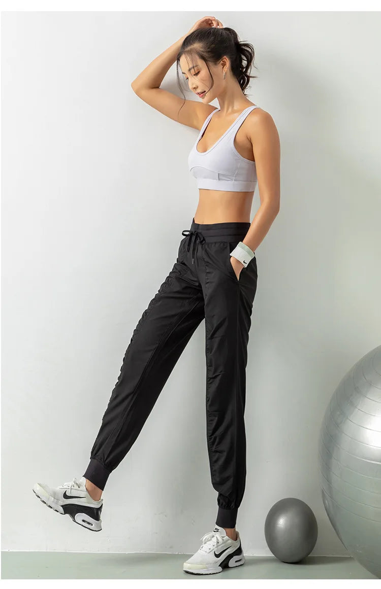 View details for Women Quick Dry Athletic Gym Fitness Sweatpants – breathable, moisture-wicking activewear for workouts and training