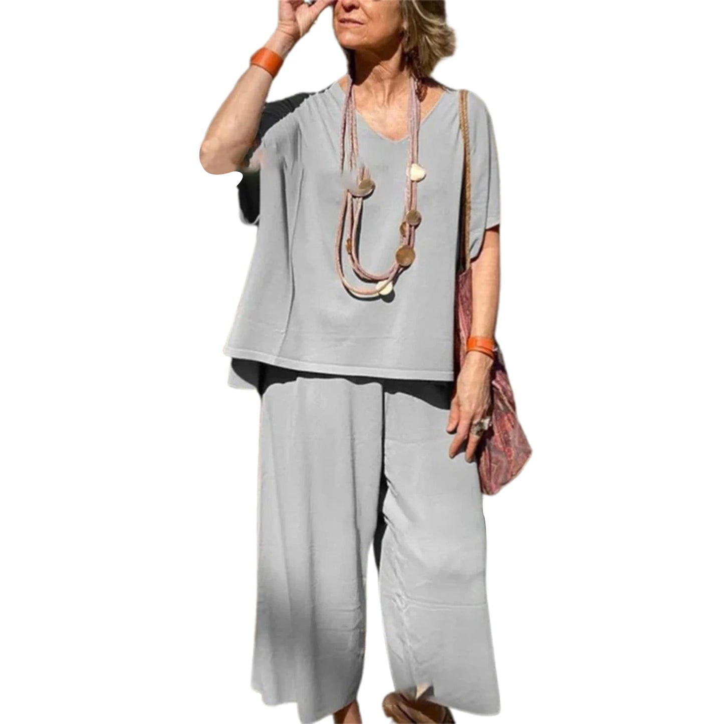  View details for Sexy Summer Two Pieces Women Pajamas – lightweight, breathable loungewear set for warm nights