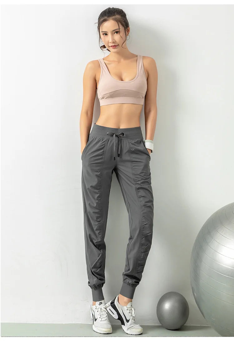 View details for Women Quick Dry Athletic Gym Fitness Sweatpants – breathable, moisture-wicking activewear for workouts and training
