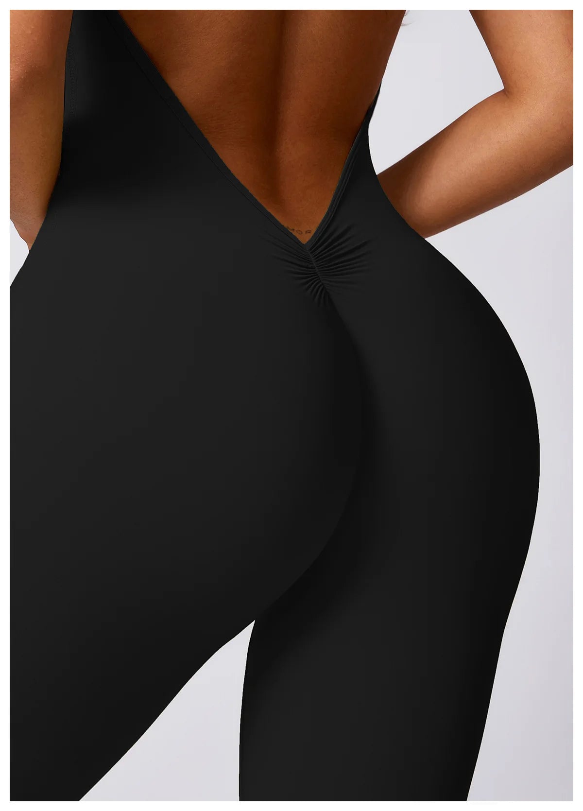 View details for Women V Back Jumpsuit – stylish, open-back one-piece outfit for effortless day-to-night wear