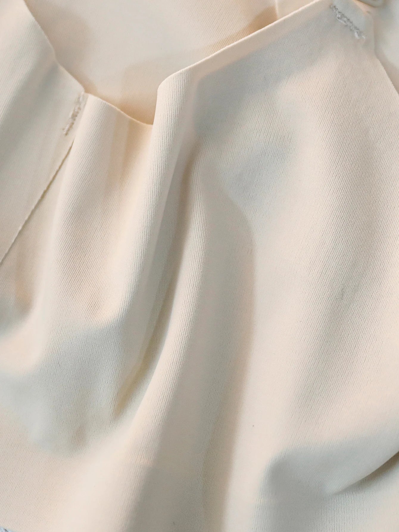 Close-up texture of beige Seamless Underwear Bra Women - Soft Support, showing soft, breathable fabric for gentle skin contact.