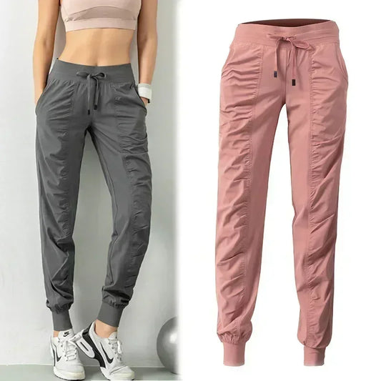 View details for Women Quick Dry Athletic Gym Fitness Sweatpants – breathable, moisture-wicking activewear for workouts and training