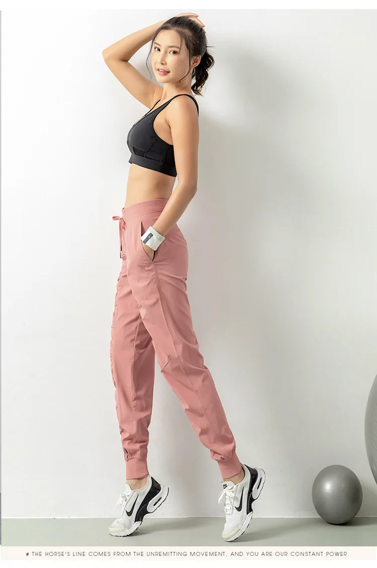 View details for Women Quick Dry Athletic Gym Fitness Sweatpants – breathable, moisture-wicking activewear for workouts and training