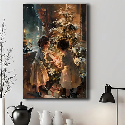 1pc Wrapped Canvas Painting, Wall Decor Living Room, Room Decor, Home Decor, Canvas Print Wrapped In Pine Frame For Holiday Celebrations, Holiday Wall Decoration, Seasonal Home Decoration Pendant Milanforme